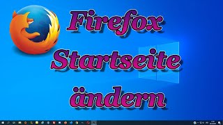 Firefox Browser Startseite festlegenändern [upl. by Siva478]