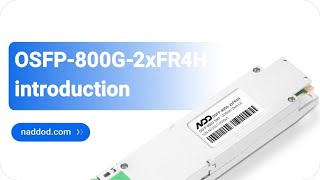 800G OSFP 2XFR4 Introducttion [upl. by Eyr]