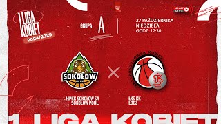 MPKK Sokołów SA Sokołów Podl  ŁKS KK Łódź 1 LK [upl. by Ihcehcu682]