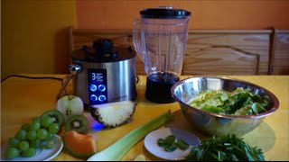 Test Klarstein the foodfather IV Mixer  blender Grüner Smoothie Rezept  Green Smoothie recipe [upl. by Reinhold666]