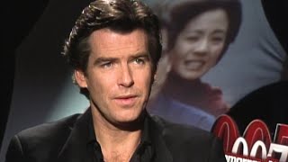 Pierce Brosnan discusses playing James Bond in Tomorrow Never Dies 1997 [upl. by Cohin228]