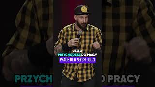 PRACE DLA ZŁYCH LUDZI  Adam Van Bendler adamvanbendler praca standup komedia śmieszne shorts [upl. by Arimay]