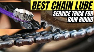 THIS TRICK amp PRODUCT IS THE BEST CHAIN LUBE FOR MOTORCYCLE HOW TO KEEP BIKE CHAIN CLEAN amp LUBRICATED [upl. by Hashimoto493]