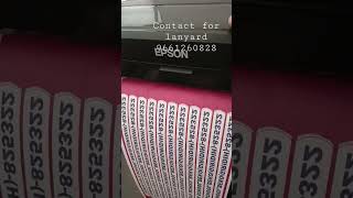 Lanyard Printing Process by Apson L130 [upl. by Spevek]