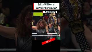 EvEry WiNNer of Survivor Series 2024 survivorseries short wargames [upl. by Yrdua]