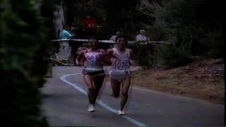 1992 Womens Marathon Barcelona Course Map 21300  22410 Valentina Yegorova Yuko Arimori Moller [upl. by Jaworski679]