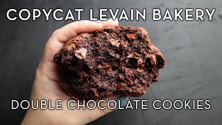 Levain Double Chocolate Chip Cookies  Copycat Recipe [upl. by Korman]