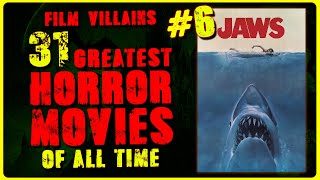 6 from Our Epic 31 Greatest Horror Films of All Time Countdown is Jaws [upl. by Aitropal]