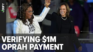 What we can VERIFY about Harris campaign’s payment to Oprah’s production company [upl. by Eidua]