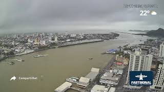 Nuvens pesada e chuva chegando em Itajaí e região [upl. by Zere]