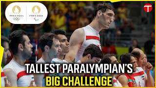 Worlds Second Tallest Man Faces Bed Challenges at Paris 2024 Paralympics [upl. by Jane]