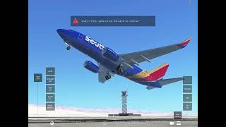 Southwest Airlines flight 1380 landing animation [upl. by Calv]