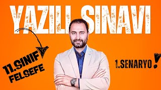 11SINIF FELSEFE 1DÖNEM 1YAZILI SINAVI 1SENARYO  PDF [upl. by Hgielah]