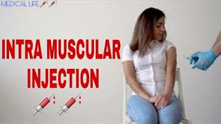 INTRAMUSCULAR INJECTION IN THE BUTTOCKSDORSOGLUTEAL HIP INJECTION [upl. by Akinuahs230]