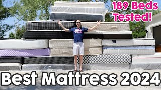 Best Mattress 2024  We Objectively Test 189 Mattresses [upl. by Harday]