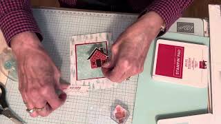 Trevis’ October 11 2024 Stampin’ Up Quick Christmas Card  Humble Home [upl. by Ramar]