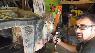 1965 Ford Falcon Rust repair Episode 1 [upl. by Berkie]