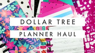 Dollar Tree Planning Haul  Affordable Disc Bound Planner only 1 [upl. by Cutlip]