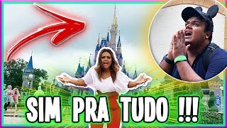 DIZENDO SIM PRA TUDO NA DISNEY [upl. by Petigny]