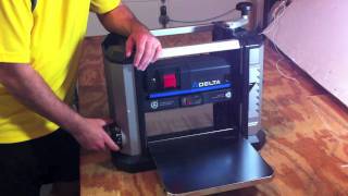 Delta 13quot PORTABLE THICKNESS PLANER 22590  Review [upl. by Oeniri711]