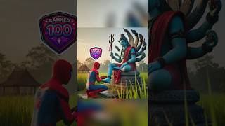 SpiderMan’s Egg Secret Revealed Now Worshipping Shiva 😲 shorts ai funny [upl. by Llenor537]