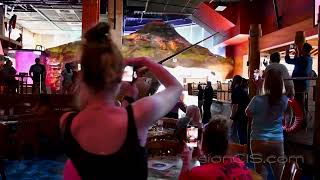 Margaritaville Vegas Tribute  Volcano Show  Margaritaville song [upl. by Hillie]