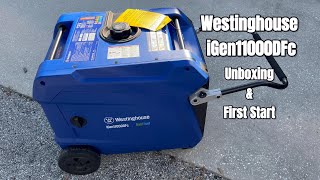 Westinghouse iGen11000DFc Inverter Generator Unboxing amp First Startup [upl. by Neelyar]