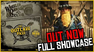 Outlaw Pass 5 ALL Unlocks FULL SHOWCASE Red Dead Online [upl. by Eberta]