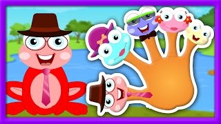 Mr Frogss Finger Family  Nursery Rhymes And Kids Songs For Children [upl. by Samson626]