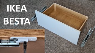 How to remove Ikea Besta drawer [upl. by Anaihr876]