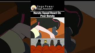 Naruto squad react on poor Borutonaruto shorts shortsfeed [upl. by Sucramd]