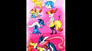 Delphox Evo line X Greninja Evo line Bad Romance [upl. by Meehsar90]