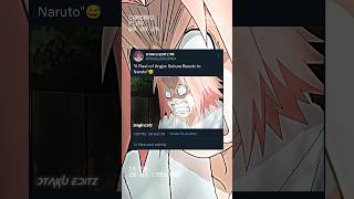 A Flash of Anger Sakura Reacts to Naruto 😅  shippuden naruto anime shorts [upl. by Tyne]