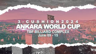 0609  0615 Ready for ANKARA World Cup 3Cushion 2024 [upl. by Noicpecnoc580]