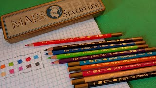 Staedtler Karat Colored Pencils a Vintage Pencil Review [upl. by Walls]