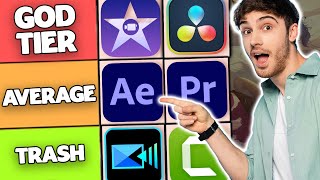 BEST Video Editing Software Tier List 2024 For PC amp Mobile [upl. by Roger254]