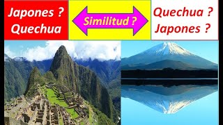 Quechua yJapones Misterio lingüísticoJapanese misteryreveladosINCREIBLE similitudesJAPONES QUECHUA [upl. by Noed]