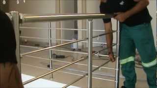 Ezrails  DIY Stainless Steel Balustrade Systems  Installation Video [upl. by Annaeiluj]