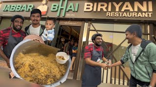 Jabbar bhai Biryani restaurant in Dubai  meeting jabbar bhai jabbar bhai biryani [upl. by Sclar490]