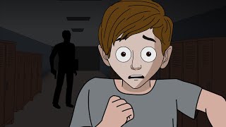 True School animated horror stories  HBC [upl. by Yrelbmik159]