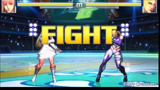 MUGEN EC LILI 3D vs NINA 3D SHOW [upl. by Kcim15]