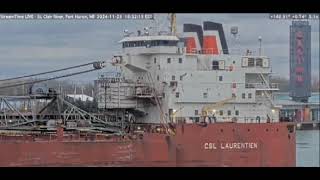 CSL Laurentien Salute November 23 2024 [upl. by Kimmi]