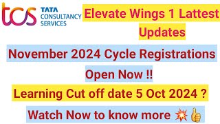 TCS wings 1 Nov 2024 lattest update regarding registrationsurveyform job latest tcs itjobs [upl. by Piotr]