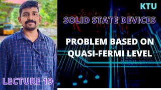 PROBLEM BASED ON QUASIFERMI LEVEL  KTU  SSD [upl. by Tips]