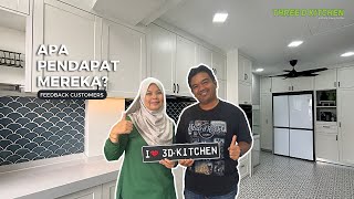 APA PENDAPAT MEREKA MODERN ENGLISH DESIGN THREE D KITCHEN CABINET [upl. by Coraline]