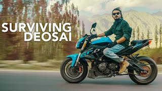 DEOSAI to MINIMARG 1000 KM Off Road Bike Adventure line of control  MOTOVLOG  UKHANO [upl. by Orelia36]