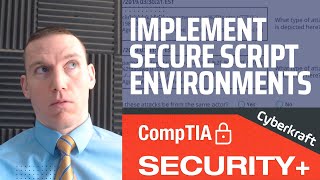 Implement Secure Script Environments  CompTIA Security Performance Based Question [upl. by Noevart]