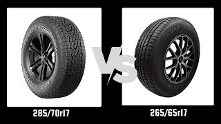 Tire Size 28570r17 vs 26565r17 [upl. by Ordnagela]