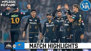 Mumbai Indians vs Gujarat Titans IPL 5th Match Highlights 2024  GT vs MI  IPL 2024 Highlights [upl. by Rorrys259]