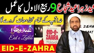 Eid e Zahra S A  Eid e Shuja  p Rabi Ul Awal Ka Amal  By Allama Fida Hussain [upl. by Uela]